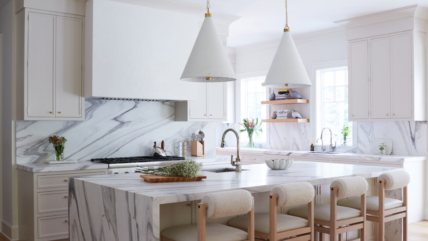 modern marble kitchen in westport connecticut designed by karen berkemeyer home