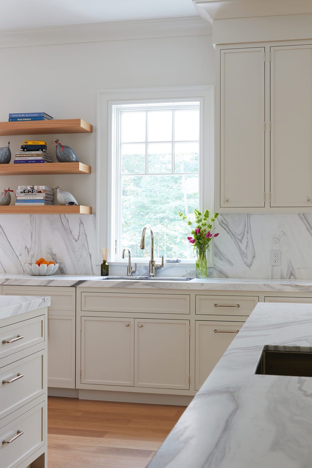 modern marble kitchen in westport connecticut designed by karen berkemeyer home